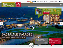 Tablet Screenshot of ellmauhof.at